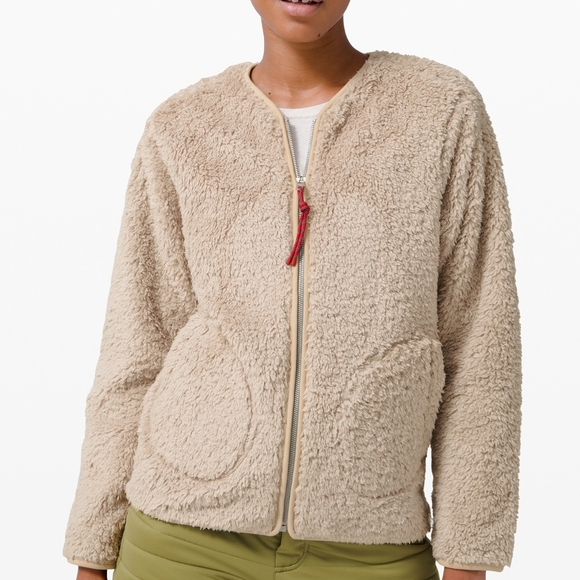 Lululemon Oh So Sherpa Full Zip Trench